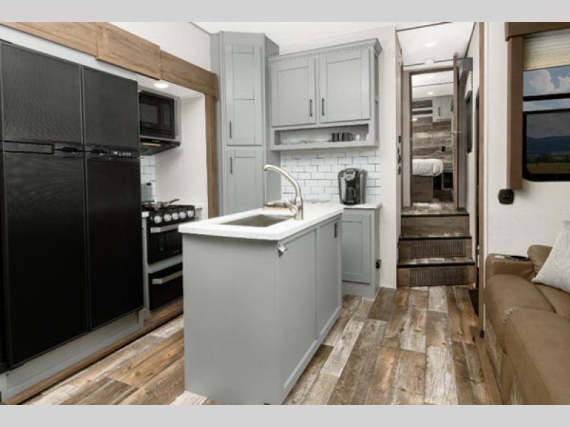 impact toy hauler kitchen